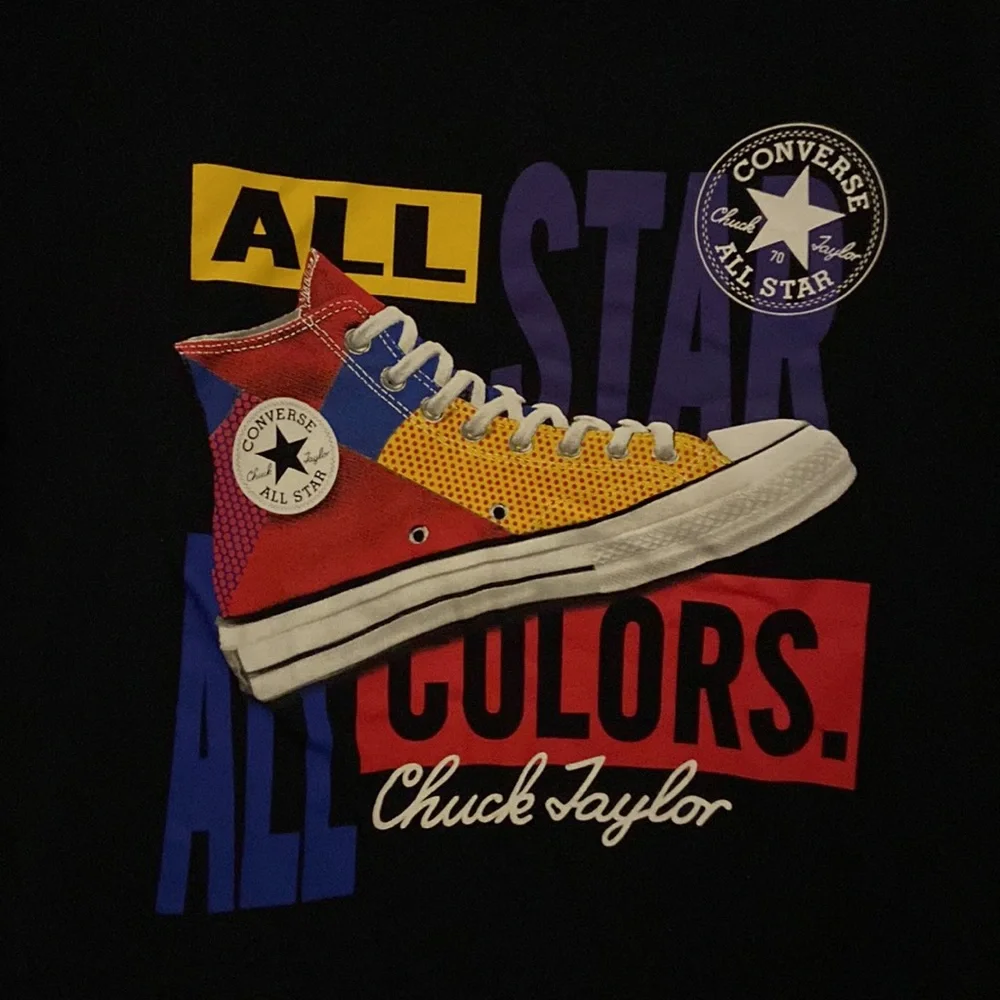 Converse Chuck Taylor All Star All Colors T-Shirt Size Youth XL 🔥
